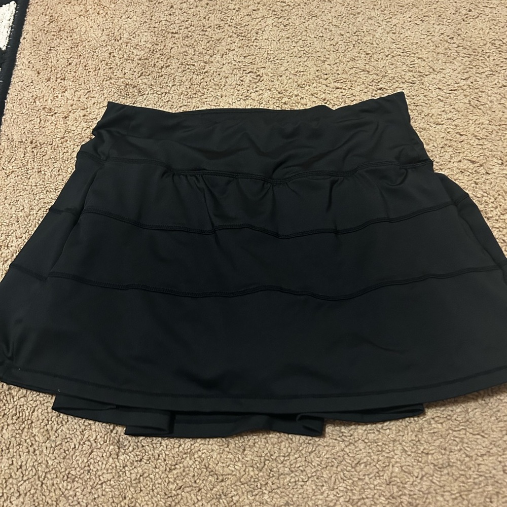Black athletic skort